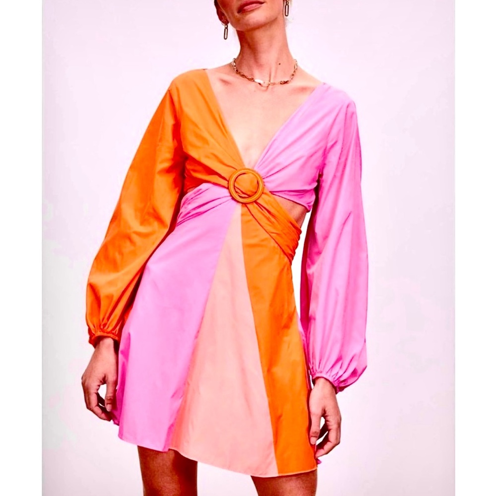 🌺🎉HP🎉🌺 NWT Staud Gulf Cutout Dress